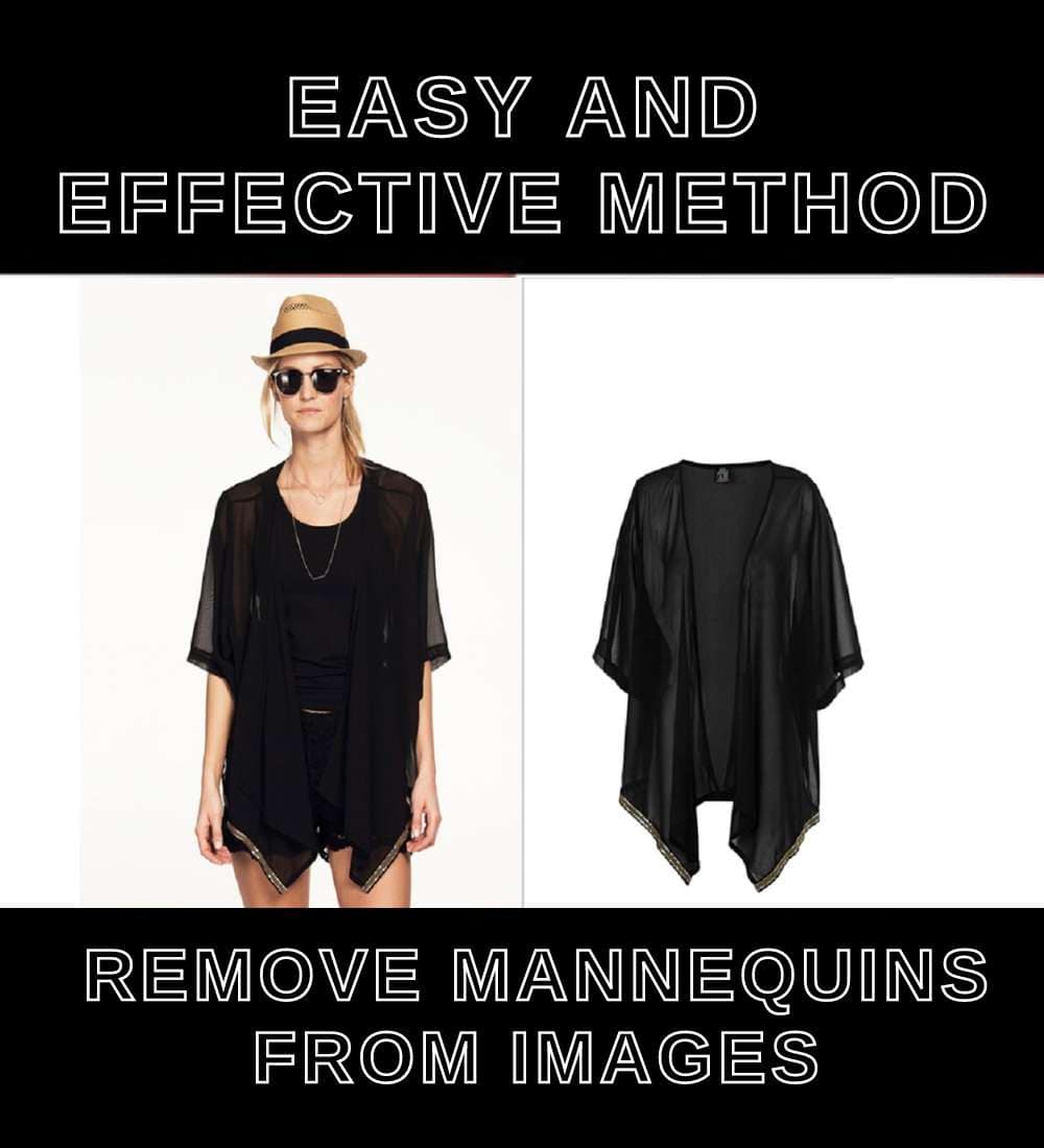 Easy and Effective Method to Remove Mannequins from Images